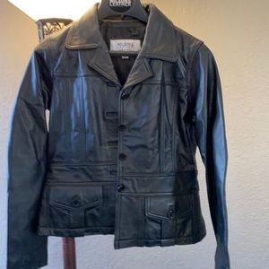 Wilsons Maxima Black Leather Jacket